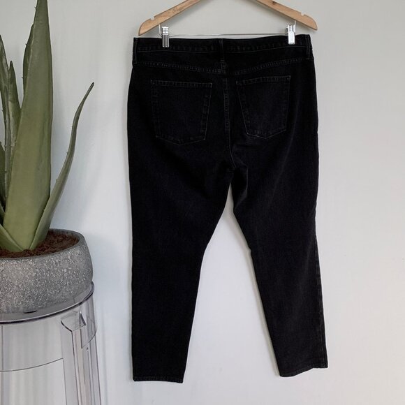 Gap Super Slimming Real Skinny Matte Black jeans 33 / 16 - Picture 9 of 12